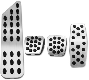 Auto Rvs Auto Pedaal Pads Pedalen Cover Voor Chevrolet Cruze Trax Malibu Voor Opel Mokka Astra J Insignia 4 stk MT met Clip