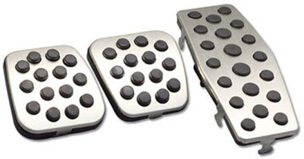 Auto Rvs Auto Pedaal Pads Pedalen Cover Voor Chevrolet Cruze Trax Malibu Voor Opel Mokka Astra J Insignia met Clip for MT