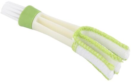 Auto Schoon Gereedschap Borstel Dubbele Slider Auto Airco Uitlaat Jaloezieën Schoonmaken Automotive Multifunctionele Borstel 02