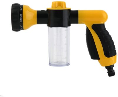Auto Schuim Water Spuit Auto Draagbare Hoge Druk Wasstraat Water Spuit Thuis Auto Schuimsproeier Zwart + Geel