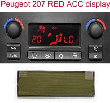 Auto Screen Airconditioning Pixel Reparatie Airconditioning Acc Informatie Monitoren Scherm Voor Peugeot 207 Rode Led Display