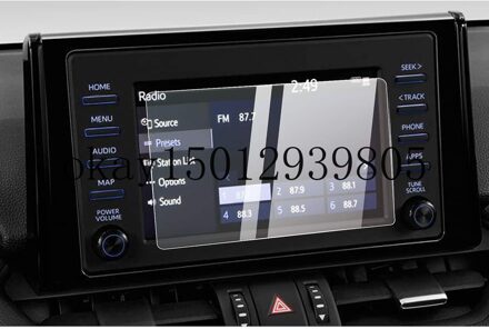Auto Screen Protector Center Control Navigatie Touchscreen Protector Voor RAV4 , gehard Glas Hd Krasbestendigheid (7Inch)