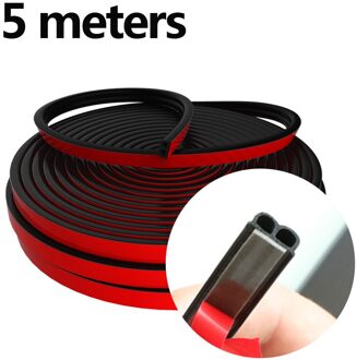 Auto Seals Rubber Deur Afdichting Strip B-Vorm Stickers Protector Afdichting Geluiddichte Afdichting Deur Rubber Kit Auto Accessoires 5 meters