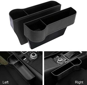 Auto Seat Gap Catcher Opslag Pu Box Organizer Cup Spleet Pocket Opbergen D