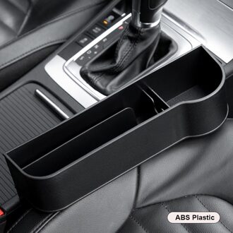 Auto Seat Gap Organizer Pu Leather Pocket Catcher Organizer Telefoon Fles Cups Holder Auto Organizer Auto Accessoires ABS rechtsaf