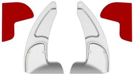 Auto Shift Paddle Trim Voor Dodge Challenger Charger Jeep zilver