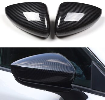 Auto Side Achteruitkijkspiegel Cap Cover Shell Sticker Regen Wenkbrauw Regen Boord Zonnescherm Sneeuw Voor Mazda 3 Alexa accessoires koolstofvezel