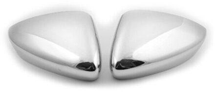 Auto Side Achteruitkijkspiegel Cap Cover Shell Sticker Regen Wenkbrauw Regen Boord Zonnescherm Sneeuw Voor Mazda 3 Alexa accessoires zilver
