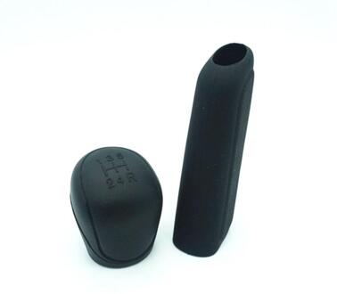 Auto Siliconen Pookknop Rod Cover Parking Auto Handrem Grip Beschermende Cover Case Decoratie Styler zwart