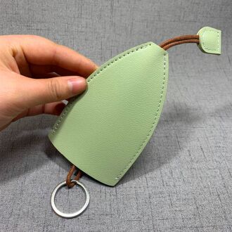 Auto Sleutelhanger Organizer Mini Portefeuilles Sleutelhouder Pull-Stijl Huishoudster Hasp Portemonnee Lederen Sleutelhanger Geval Sleutelhanger Houder groen