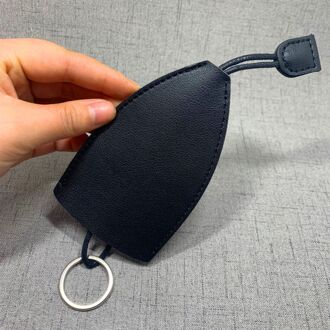 Auto Sleutelhanger Organizer Mini Portefeuilles Sleutelhouder Pull-Stijl Huishoudster Hasp Portemonnee Lederen Sleutelhanger Geval Sleutelhanger Houder zwart