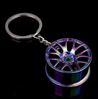 Auto Sleutelhanger Wiel Band Styling Creatieve Auto Sleutelhanger Auto Sleutelhanger Sleutelhanger Voor Bmw Honda Ford kleurrijk