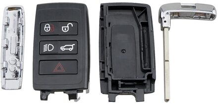 Auto Slimme Afstandsbediening Sleutel 5 Button Key Shell Case Fit Voor Jaguar F-Tempo F-Type Xe Xf xj