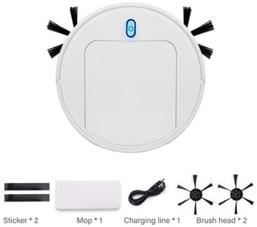 Auto Smart Floor Stofzuiger 3000mA Usb Oplaadbare Smart Vegen Robot 1800Pa Multifunctionele Cleaner Droog Nat Vegen 2