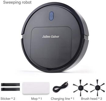 Auto Smart Floor Stofzuiger 3000mA Usb Oplaadbare Smart Vegen Robot 1800Pa Multifunctionele Cleaner Droog Nat Vegen