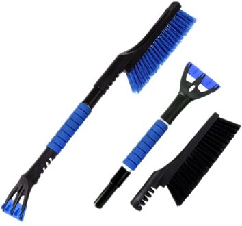 Auto Sneeuw Ijskrabber Voertuig Sneeuw Borstel Schop Removal Brush Winter Gereedschappen Voor De Auto Blauw