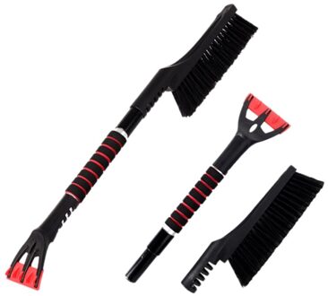 Auto Sneeuw Ijskrabber Voertuig Sneeuw Borstel Schop Removal Brush Winter Gereedschappen Voor De Auto zwart