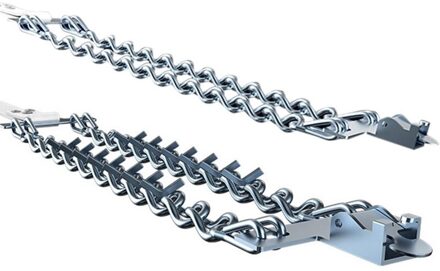 Auto Sneeuw Keten Anti-Slip Slijtvaste Bold Mangaan Staal Ijs-Breaking Nagels Voor Winter Sneeuw Modderige road Type