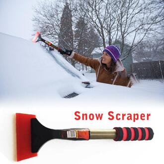 Auto Sneeuw Schraper Ijs Schop Ijsvrij Tool Voorruit Borstel Schraper Draagbare Vorst Removal Tool Voor Alle Winter Voorwaarden