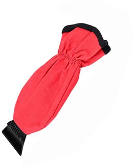 Auto Sneeuwruimen Ijskrabber Auto Voorruit Auto Ijs Verwijderen Schoon Tool Window Cleaning Tool Winter Wasstraat Sneeuw Remover rood