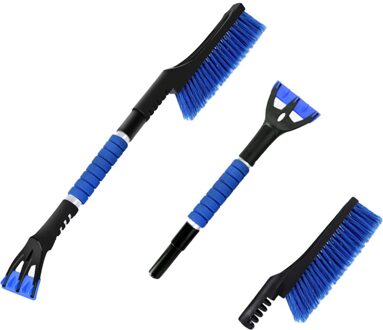 Auto Sneeuwruimen Schop Winter Auto Voorruit Cleaning Sneeuw Borstel Schraper Auto Deicing En Glazuur Verwijderbare Sneeuwruimen Schop Blauw