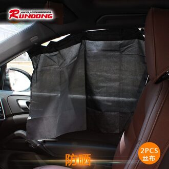 Auto-Specifieke Eenvoudige Zonnescherm Gordijn 2 Stuk Auto Zonnebrandcrème Schaduw Privacy Gordijn Doek Ct-7503 B