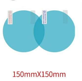 Auto Spiegel Beschermende Film Side Wind Anti Water Mist Film Anti Fog Coating Regendicht Hydrofobe Achteruitkijkspiegel Beschermfolie 150x150mm