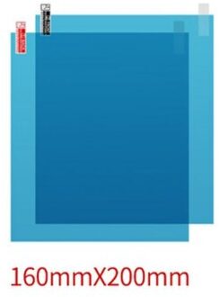 Auto Spiegel Beschermende Film Side Wind Anti Water Mist Film Anti Fog Coating Regendicht Hydrofobe Achteruitkijkspiegel Beschermfolie 160x200mm