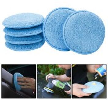 Auto Spons Applicator Waxen Foam Pad Poolse 24Pcs 5Inch Hoge Dichtheid Herbruikbare