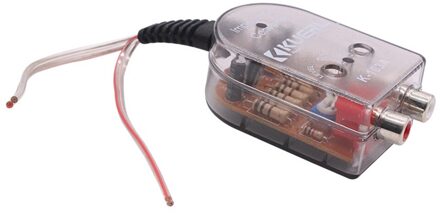 Auto Stereo Hoog Naar Laag Niveau Audio Converters Subwoofer Uitgang Eenvoudige Installatie Duurzaam Vervanging Signal Universele