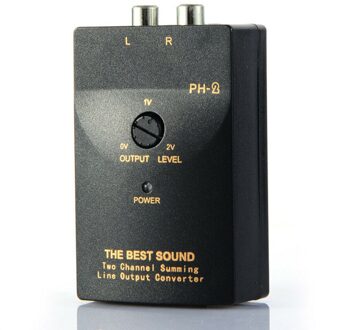 Auto Stereo Universele Uitgang Audio Converters Subwoofer Hoog Naar Laag Niveau Vervanging Speaker Stabiel Signaal Duurzaam Versterker