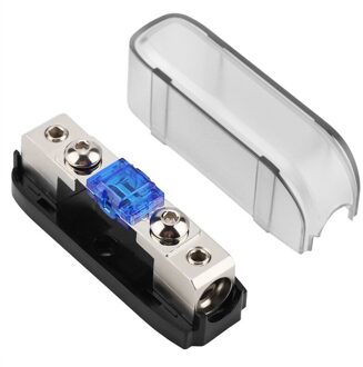 Auto Stereo Zekering Houder, Auto Agu Audio Zekeringkast Power Distributie Blok 4Ga In 4Ga Out