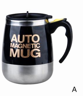 Auto Sterring Koffie Mok Staal Magnetische Mok Shaker Koffie Cover Mengen Melk Smart En Mokken Lui Mokken Elektrische T1V1