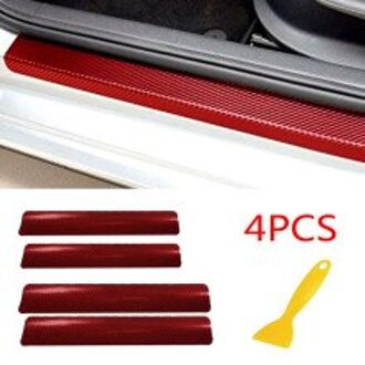 Auto Sticker Accessoires Carbon Scuff Anti-Kras Trim Universele