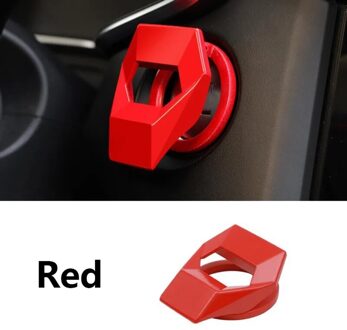 Auto Sticker Auto Motor Ontsteking Start Stop Knop Ring Cirkel Cover Auto Motor Start Stop Schakelaar Knop Vervang Cover Auto tool 1