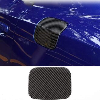 Auto Sticker Voor Dodge Charger Real Carbon Fiber Gas Cap Decoratieve Trim Voor Dodge Charger