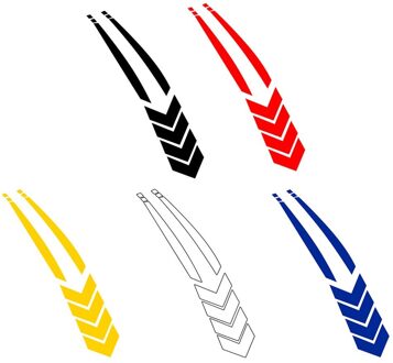 Auto Stickers Streep Spatbord Reflecterende Auto Stickers Lijn Stickers Motorfiets Stickers Waterdicht Kras Auto Stickers blauw