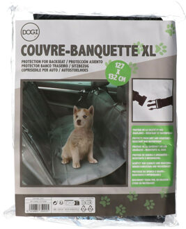 Auto stoelhoes voor huisdieren - achterbank beschermhoes - grijs - 127 x 132 cm