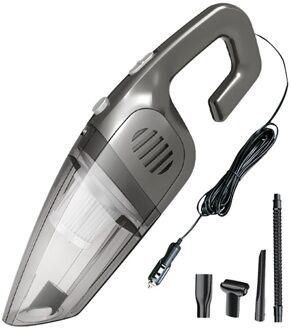 Auto Stofzuiger Auto Handheld Stofzuiger Voor 7Kpa Krachtige Vacuüm Reinigers Auto Interieur Schoonmaken grijs zwart