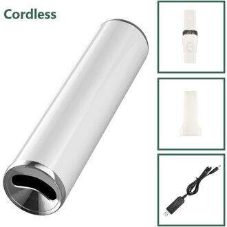 Auto Stofzuiger Handheld Automatische Stofzuiger Draagbare Wired Auto Thuis Nat En Droog Tweeërlei Gebruik Sterke Zuigkracht Mini cleaner wit draadloze