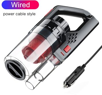 Auto Stofzuiger Voor Auto Draadloze Nat Droog Draagbare Handheld Vacum Cleaner Vacuüm Sterke Zuigkracht 6000Pa Interieur Thuis Wired