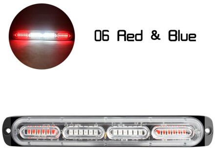 Auto Stroboscopen Strobe 24 Led Flash Light 12-24V Emergency Flasher Side Marker Licht Bars Strobe Licht Led licht Bar Verlichting rood blauw