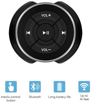 Auto Stuurwiel Bluetooth4.0 Media Knop Draadloze Controle MP3 Muziek Play Kit Bluetooth Afstandsbediening Montagebeugel