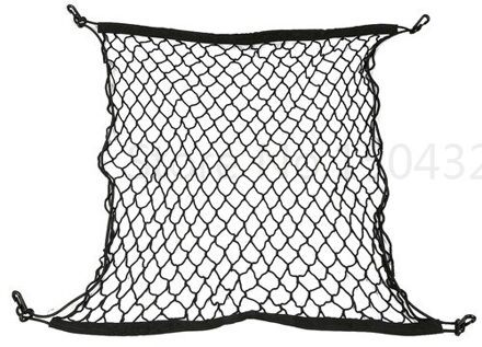 Auto Styling 100x70 cm Universal Fit Auto Kofferbak Bagage Opslag Cargo Organizer Nuttig Nylon Elastische Mesh Net Met 4 Plastic Haak