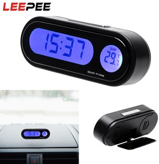 Auto-Styling 2 In 1 Auto Auto Digitale Klok Auto Horloge Automotive Thermometer Hygrometer Decoratie Ornament Klok In Auto
