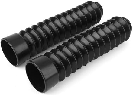 Auto-Styling 2 Stks/set 37Mm Motorcycle Rubber Voorvork Cover Slobkousen Gators Laarzen Universele Zwarte Kleur