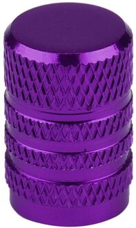 Auto-Styling Duurzaam 4X Auto Vrachtwagen Bike Tire Velgen Stem Air Valve caps Cover Band paars