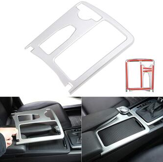 Auto Styling Koolstofvezel Multimedia Handsteun Panel Covers Voor Mercedes Benz W204 W212 C Klasse E Klasse wit