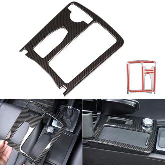 Auto Styling Koolstofvezel Multimedia Handsteun Panel Covers Voor Mercedes Benz W204 W212 C Klasse E Klasse zwart