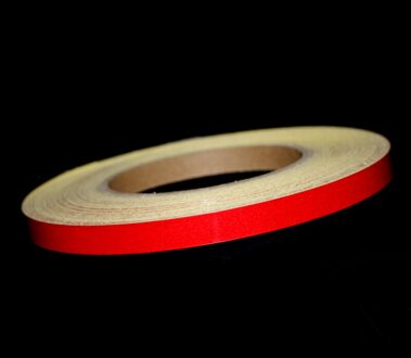 Auto-Styling Night Magic Reflecterende Tape 1 Cm * 5 M Auto Lichaamsversiering Stickers Voor Jeep Wrangler Auto accessoires rood